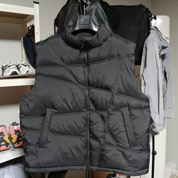 노메뉴얼 패딩 조끼 오버핏 다운 자켓