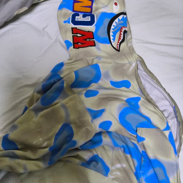 베이프 릴릭스 핏 후드집업 판매