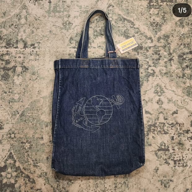 A.P.C. 데님 토트백