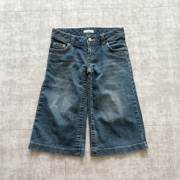 axes femme) wide denim pants