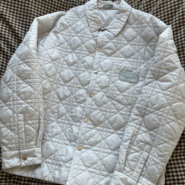 디올 / 까나쥬 퀼팅 재킷 바이올렛 컬러 / 52