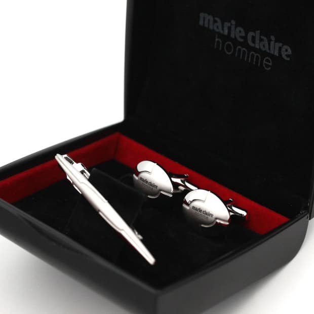 마리끌레르 5.8cm A,B+등급 명품 넥타이핀 커프스 세트