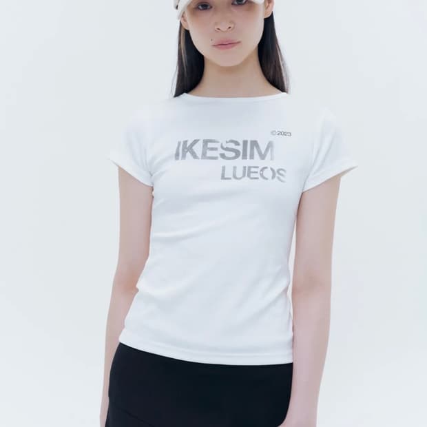 미세키서울 반팔 티셔츠 화이트 Ikesim short sleeves