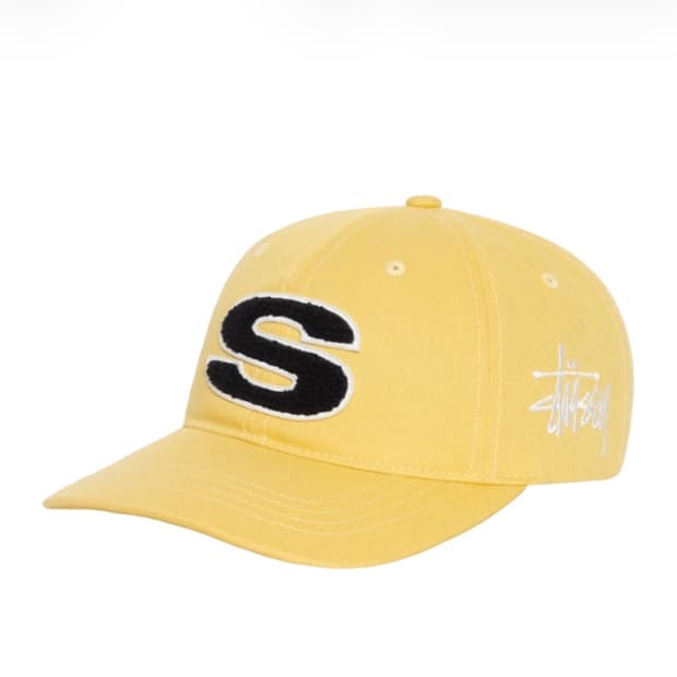 스투시 셔닐 S 로우 프로 캡 머스타드