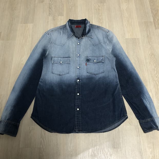 (XL) 00's 리바이스 Levi's 투포켓 데님 웨스턴 셔츠