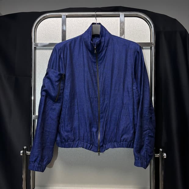 2) 가브리엘라 콜 가먼츠 린넨 zip 자켓