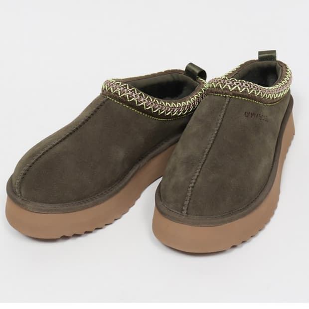 오마이솔 어그 슬리퍼 부츠 om306 올리브 새상품