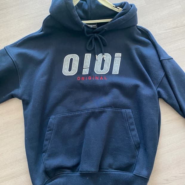 오아이오아이 기모 후드티 M