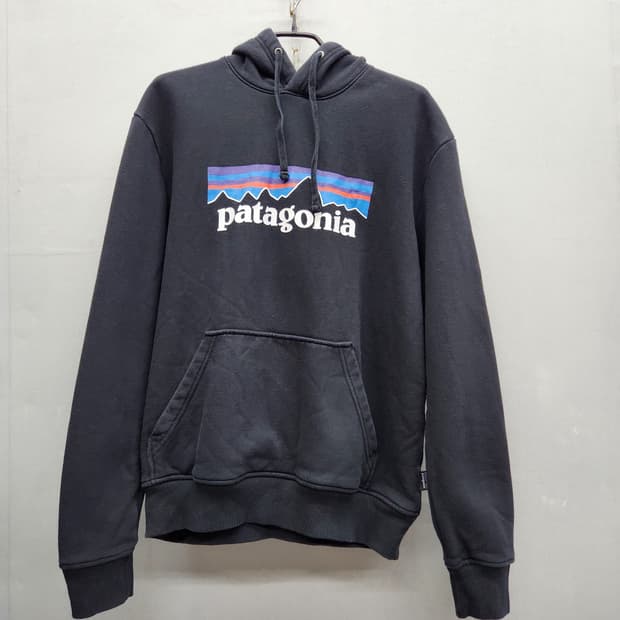 파타고니아 빅로고 후드티 S(M)