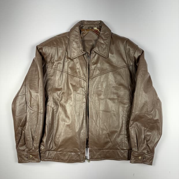 싱글 레더 자켓