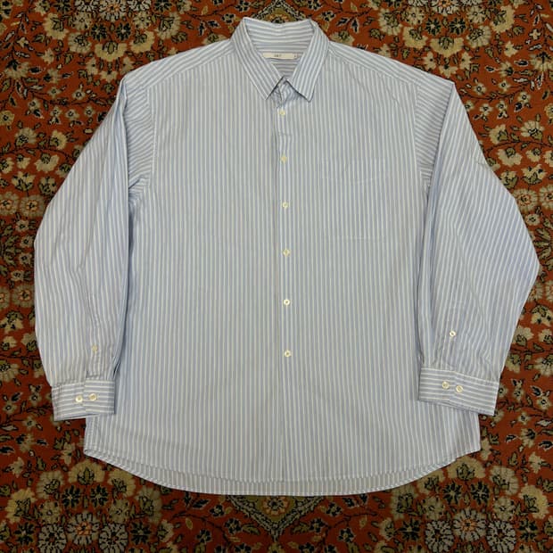 [XL] 24/7 블루 스트라이프 셔츠