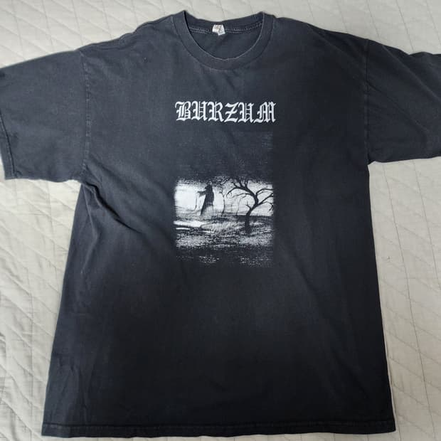 [XL] 10s 버줌 Burzum Aske 빈티지 밴드티