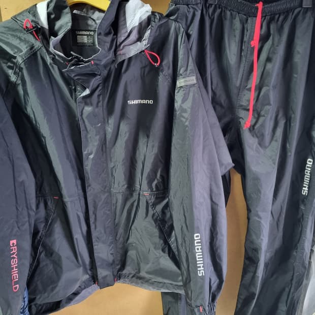 시마노 남성 방수 바람막이 세트 