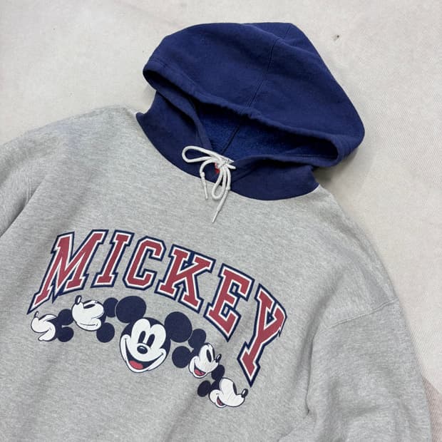USA 90s 디즈니 미키마우스 후드티 스웻 맨투맨