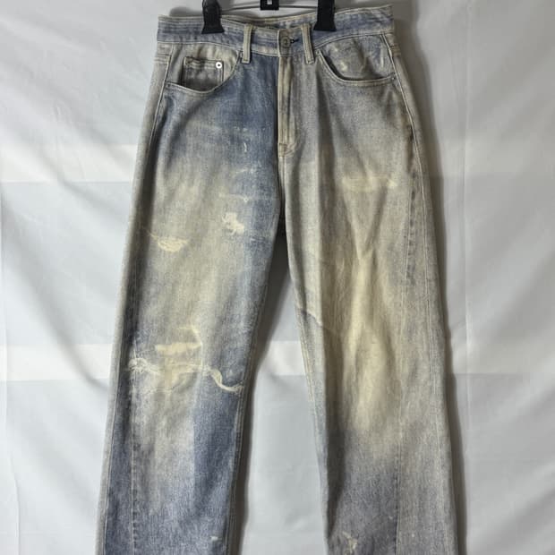 아워레가시 디지털프린트 써드컷 데님 