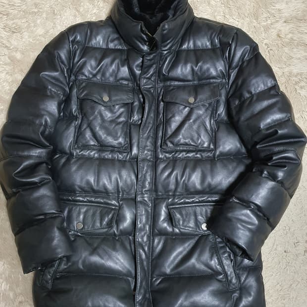 오야니 양가죽 구스다운 패딩 자켓  사이즈 100