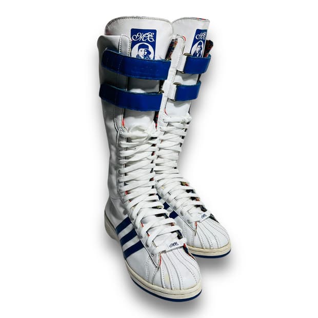 아디다스 x 미시 엘리엇 y2k 롱 스니커즈 레더 슈즈