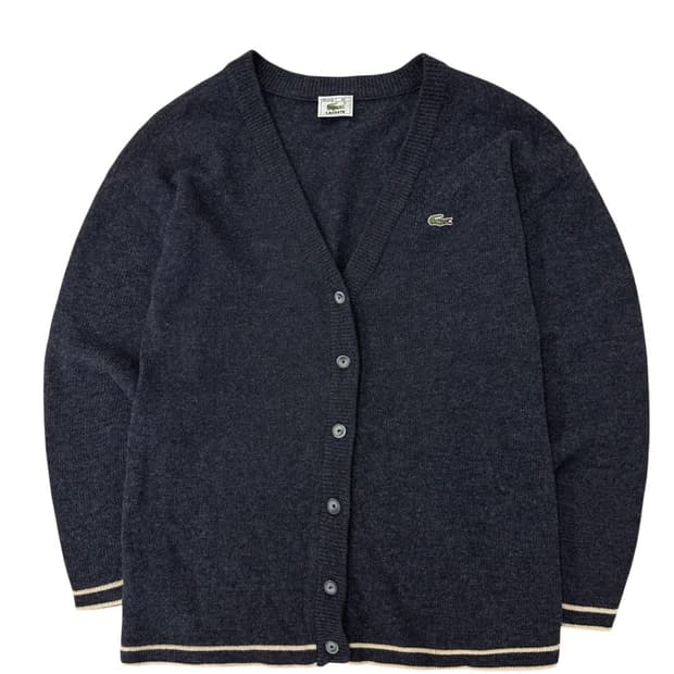 라코스테 울 가디건 차콜 (M)