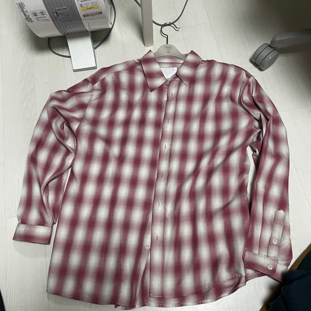 (1) 다이브인 옴브레 체크셔츠 LOOSED OMBRE SHIRTS