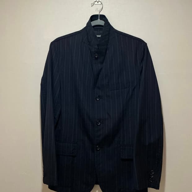 꼼데가르송 옴므 04 스트라이프 블레이져