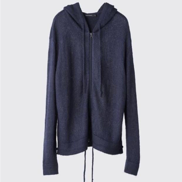 해칭룸 부클 니트 후드집업 4사이즈