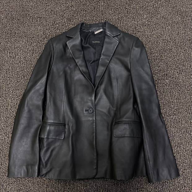 VALENCIA 발렌시아 여성 양가죽 자켓 블랙 88사이즈