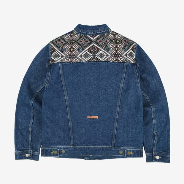 [L] 이알에스코 데님 트러커 자켓 블루