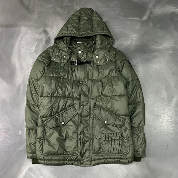  디젤 워크 후드 패딩 y14546