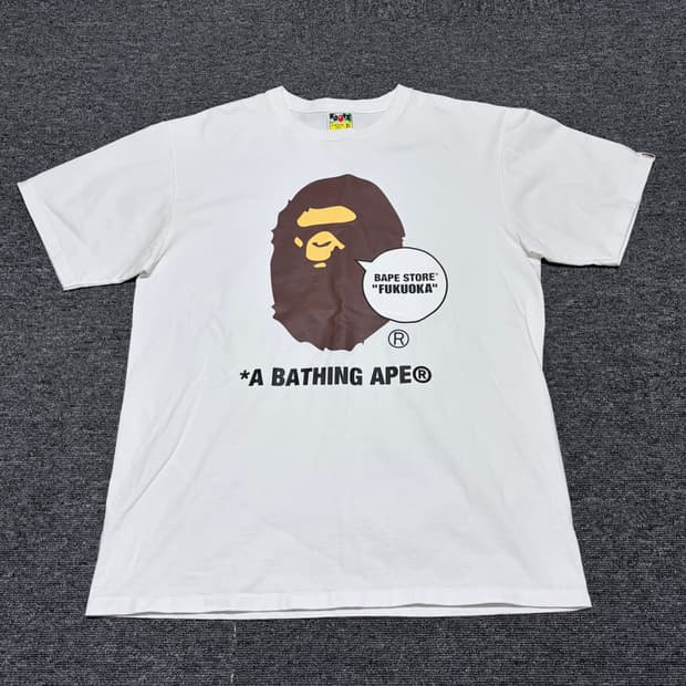 베이프 후쿠오카 헤드 티셔츠