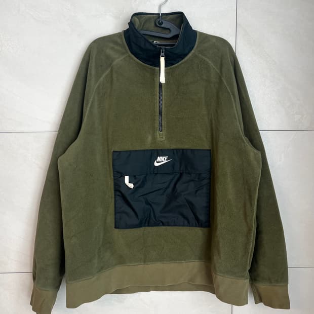 (2XL) 나이키 플리스 하프집업