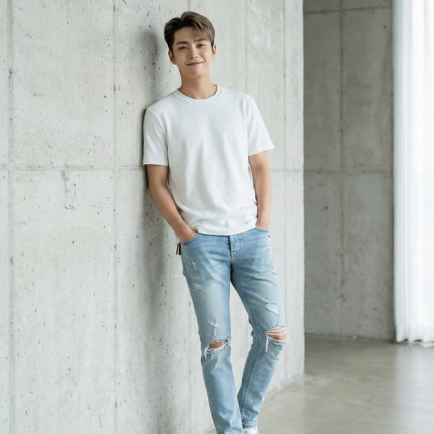 톰브라운 재팬 센터백 화이트 반팔 티셔츠_3