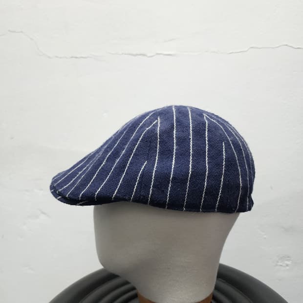 JPN 네이비 스트라이프 헌팅캡 