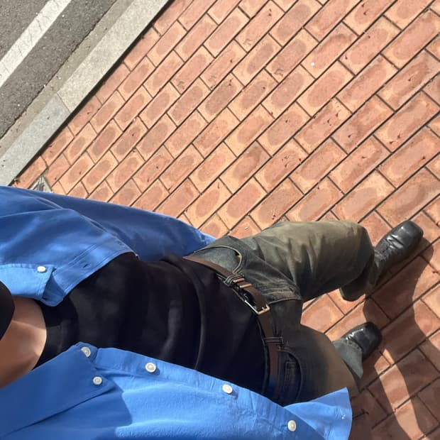 Dunst boyfriend shirt blue(xl, 105)