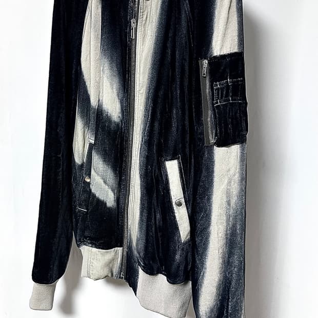 Rick Owens “Velvet Bomber Fog Wash 자켓
