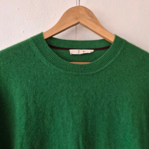 G스튜디오 여성 캐시미어100라운드니트 88사이즈