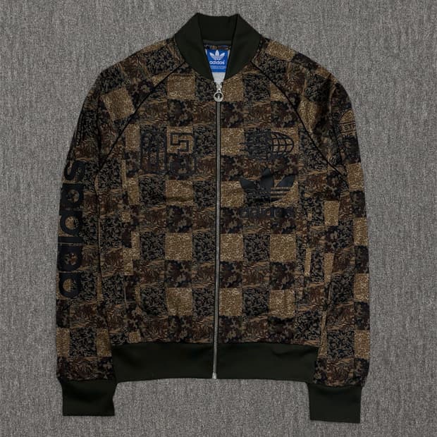아디다스 체커카모 트랙탑 져지