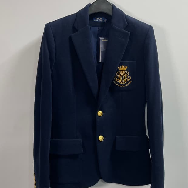 (새제품) 폴로 랄프로렌 코튼 금장 블레이저 자켓 (on.331)  