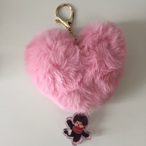 💞 몬치치 하트 퍼 키링 💞