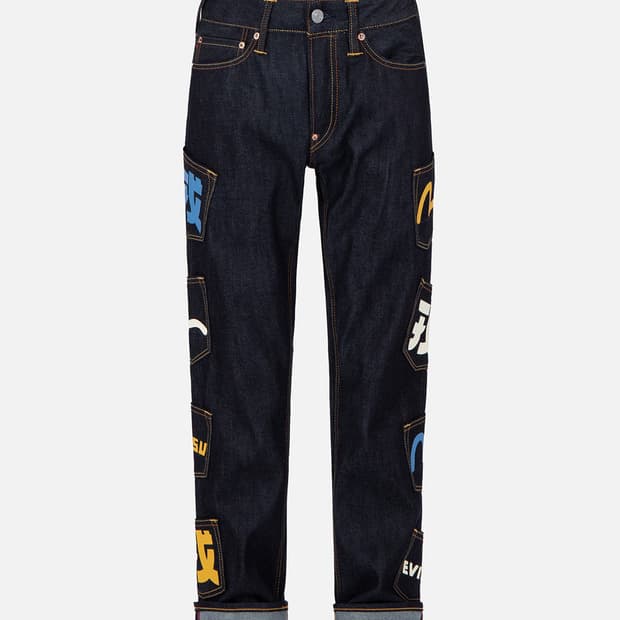 evisu side pocket jeans(denim) 