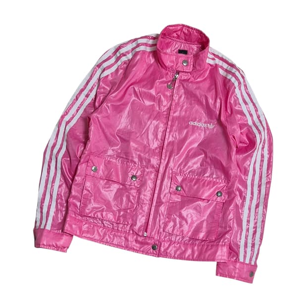 아디다스 유로파 핑크 바람막이 자켓