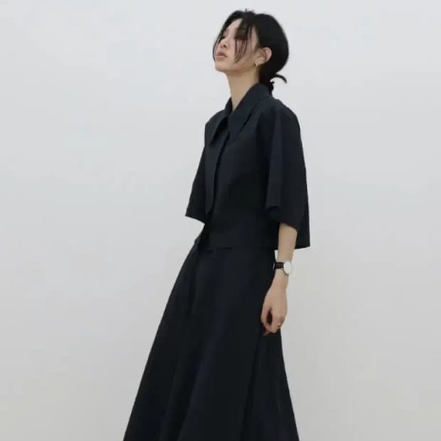 트리밍버드 모이레 시어서커 셋업
