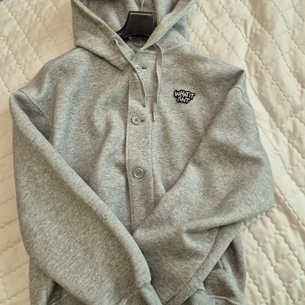 와릿이즌 후드 가디건