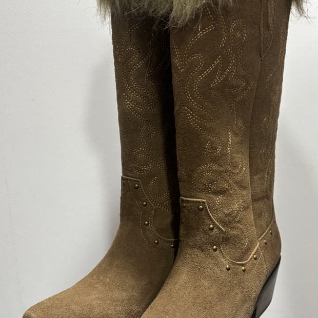 루루서울 웨스턴 믹스 퍼부츠 브라운 240