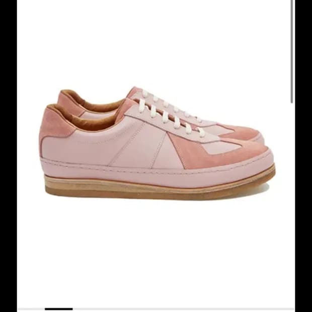 mmrb 핑크 스웨이드 스니커즈