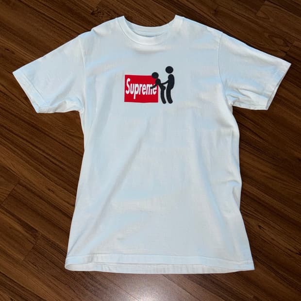 슈프림 스틱 티셔츠 화이트 25FW