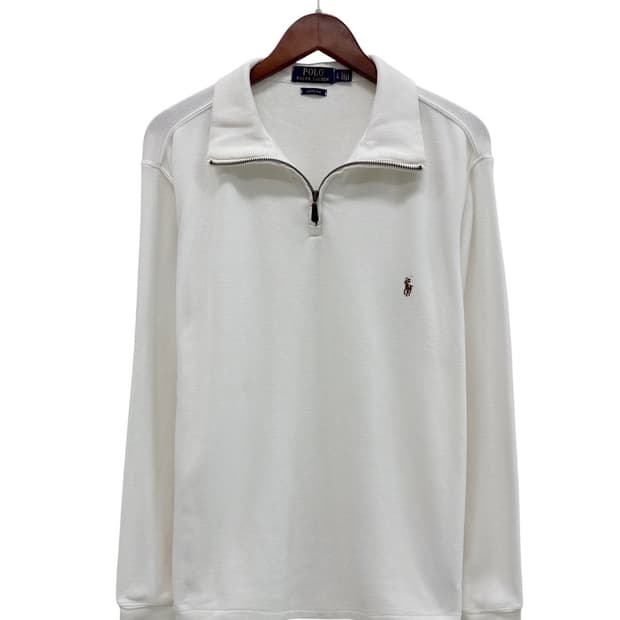 폴로 반집업 니트 화이트 (L~XL)