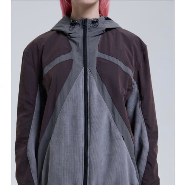 더콜디스트모먼트 TCM 슬릿 윈드스토퍼 자켓 버건디 L