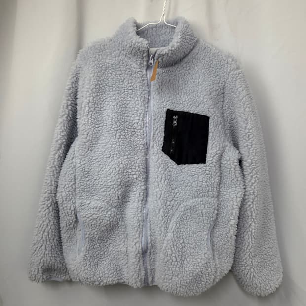 66 뽀글이 자켓 스카이 블루 