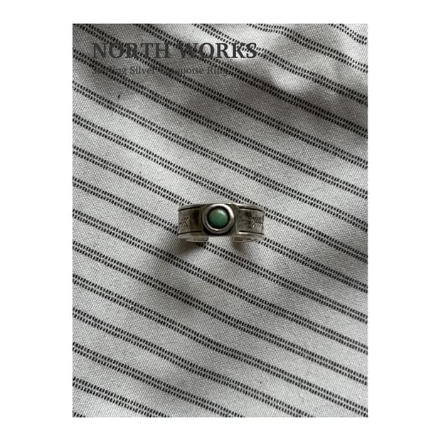 노스웍스 스터링 실버 터키석 링 (16-17호)