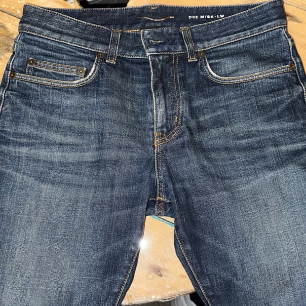 Saint Laurent D02 washed blue denim
